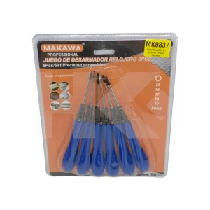 DESTORNILLADOR SET RELOJERO 6 PIEZAS MAKAWA